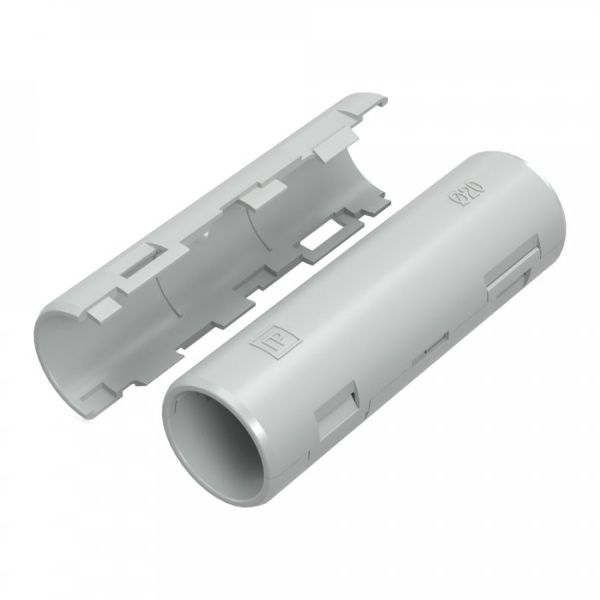 Муфта разборная d20 мм атмосферостойкая серая (70шт/840шт уп/кор) Муфта разборная d20 мм атмосферостойкая серая (70шт/840шт уп/кор)