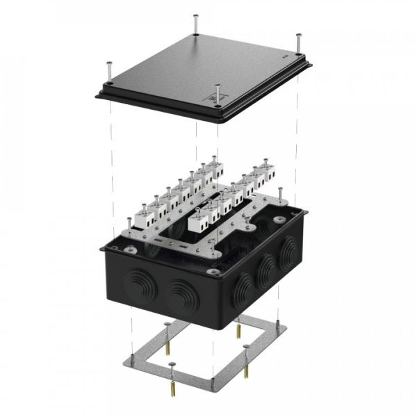 Коробка огнестойкая для о/п 40-0320-FR2.5-28 Е15-Е120 RAL9005 200х150х75 (5 шт/кор) Коробка огнестойкая для о/п 40-0320-FR2.5-28 Е15-Е120 RAL9005 200х150х75 (5 шт/кор)