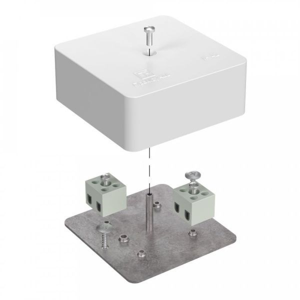 Коробка огнестойкая для кабель-канала 40-0450-FR1.5-4 Е15-Е120 RAL9003 75х75х30 (87 шт/кор) Коробка огнестойкая для кабель-канала 40-0450-FR1.5-4 Е15-Е120 RAL9003 75х75х30 (87 шт/кор)