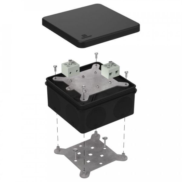 Коробка огнестойкая для о/п двухкомпонентная 60-0300-FR6.0-4 Е15-Е120 RAL9005 100х100х50 (14 шт/кор) Коробка огнестойкая для о/п двухкомпонентная 60-0300-FR6.0-4 Е15-Е120 RAL9005 100х100х50 (14 шт/кор)