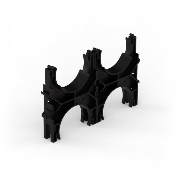 Кластер для двустенных труб d75 мм, двойной, двухсторонний (40 шт/кор) Кластер для двустенных труб d75 мм, двойной, двухсторонний (40 шт/кор)