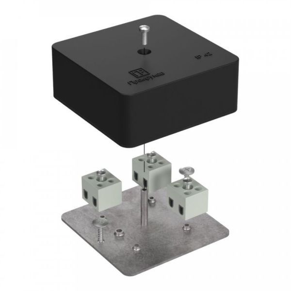 Коробка огнестойкая для кабель-канала 40-0450-FR1.5-6 Е15-Е120 RAL9005 75х75х30 (87 шт/кор) Коробка огнестойкая для кабель-канала 40-0450-FR1.5-6 Е15-Е120 RAL9005 75х75х30 (87 шт/кор)