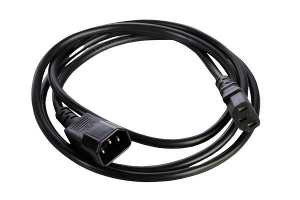 Шнур питания с заземлением IEC 60320 C13/IEC 60320 C14, 10 А / 250 В (3 × 1,0), длина 3 м Шнур питания с заземлением IEC 60320 C13/IEC 60320 C14, 10 А / 250 В (3 × 1,0), длина 3 м