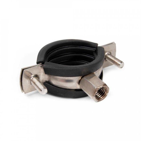 Хомут трубный AISI 201 1” (32-36мм) М8-М10 (10 шт/уп) Хомут трубный AISI 201 1” (32-36мм) М8-М10 (10 шт/уп)