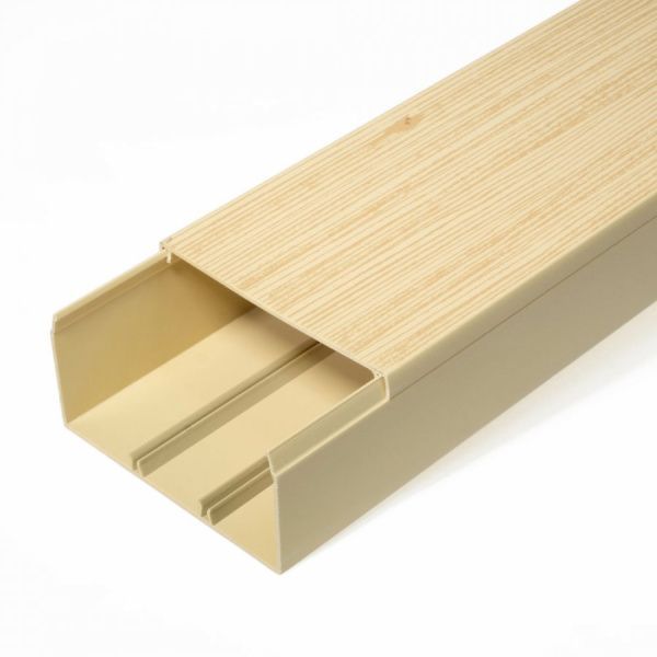 Кабель-канал сосна 2-й замок 100х60 мм (16м/уп) Кабель-канал сосна 2-й замок 100х60 мм (16м/уп)