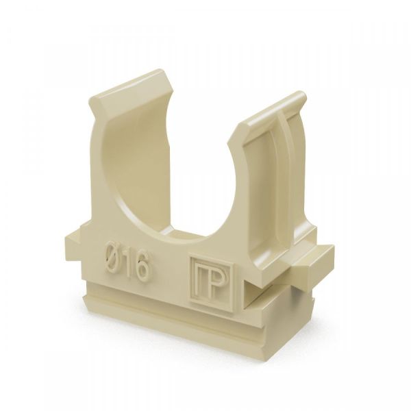 Крепеж-клипса для труб негорючая (НГ) атмосферостойкая сосна в п/э d16 мм (100шт/2000шт уп/кор) Крепеж-клипса для труб негорючая (НГ) атмосферостойкая сосна в п/э d16 мм (100шт/2000шт уп/кор)