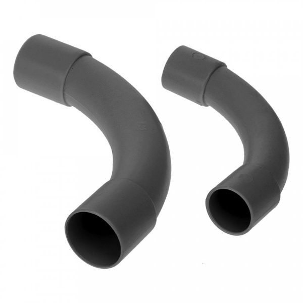 Соединитель угловой чёрный d32 мм (15шт/135шт уп/кор) Соединитель угловой чёрный d32 мм (15шт/135шт уп/кор)