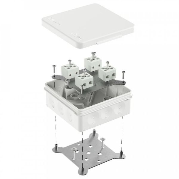 Коробка огнестойкая для о/п двухкомпонентная 60-0303-FR6.0-8 Е15-Е120 RAL9003 100х100х40 (16 шт/кор) Коробка огнестойкая для о/п двухкомпонентная 60-0303-FR6.0-8 Е15-Е120 RAL9003 100х100х40 (16 шт/кор)
