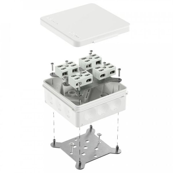 Коробка огнестойкая разветвительная для о/п двухкомпонентная 60-0303-FR6.0-4-8-Р Е15-Е60 RAL9003 100х100х40 (16 шт/кор) Коробка огнестойкая разветвительная для о/п двухкомпонентная 60-0303-FR6.0-4-8-Р Е15-Е60 RAL9003 100х100х40 (16 шт/кор)