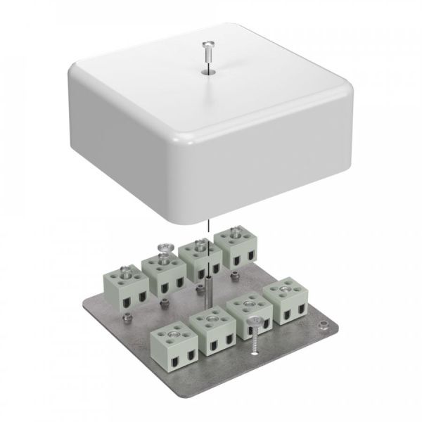 Коробка огнестойкая для кабель-канала 40-0470-FR2.5-16 Е15-Е120 RAL9003 103х103х45 (22 шт/кор) Коробка огнестойкая для кабель-канала 40-0470-FR2.5-16 Е15-Е120 RAL9003 103х103х45 (22 шт/кор)