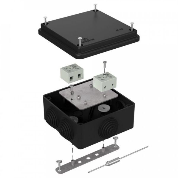 Коробка огнестойкая для о/п 40-0300-FR6.0-4-П Е15-Е120 с термопредохранителем RAL9005 100х100х50 (14 шт/кор) Коробка огнестойкая для о/п 40-0300-FR6.0-4-П Е15-Е120 с термопредохранителем RAL9005 100х100х50 (14 шт/кор)