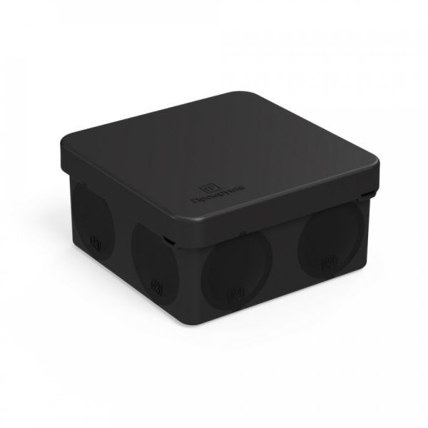 Коробка распределительная 60-0210-9005м для прямого монтажа двухкомпонентная безгалогенная (HF) чёрная 80х80х40 (8шт/уп) Коробка распределительная 60-0210-9005м для прямого монтажа двухкомпонентная безгалогенная (HF) чёрная 80х80х40 (8шт/уп)