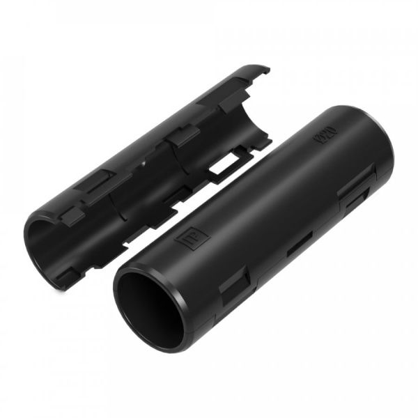 Муфта разборная d20 мм атмосферостойкая чёрная (70шт/840шт уп/кор) Муфта разборная d20 мм атмосферостойкая чёрная (70шт/840шт уп/кор)