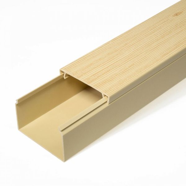 Кабель-канал сосна 2-й замок 60х40 мм (40м/уп) Кабель-канал сосна 2-й замок 60х40 мм (40м/уп)