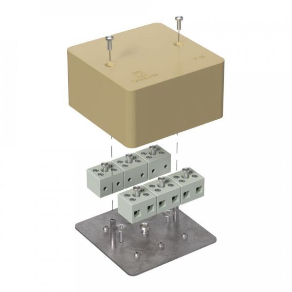 Коробка огнестойкая для кабель-канала 40-0460-FR6.0-12 Е15-Е120 RAL1001 85х85х45 (44 шт/кор) Коробка огнестойкая для кабель-канала 40-0460-FR6.0-12 Е15-Е120 RAL1001 85х85х45 (44 шт/кор)