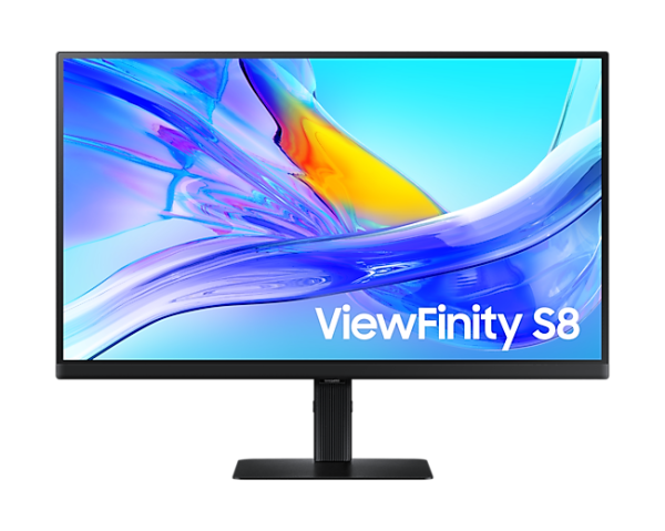 Samsung 27" ViewFinity S8 S27D804UAI IPS LED 16:9 3840x2160x60Hz 5ms 350cd 1000:1 178/178 1,07 млрд DP; HDMI; USB-C (90 Вт); USB3.0x3;Tilt; Swiv; HAS; Pivot; VESA; Black Samsung 27" ViewFinity S8 S27D804UAI IPS LED 16:9 3840x2160x60Hz 5ms 350cd 1000:1 178/178 1,07 млрд DP; HDMI; USB-C (90 Вт); USB3.0x3;Tilt; Swiv; HAS; Pivot; VESA; Black