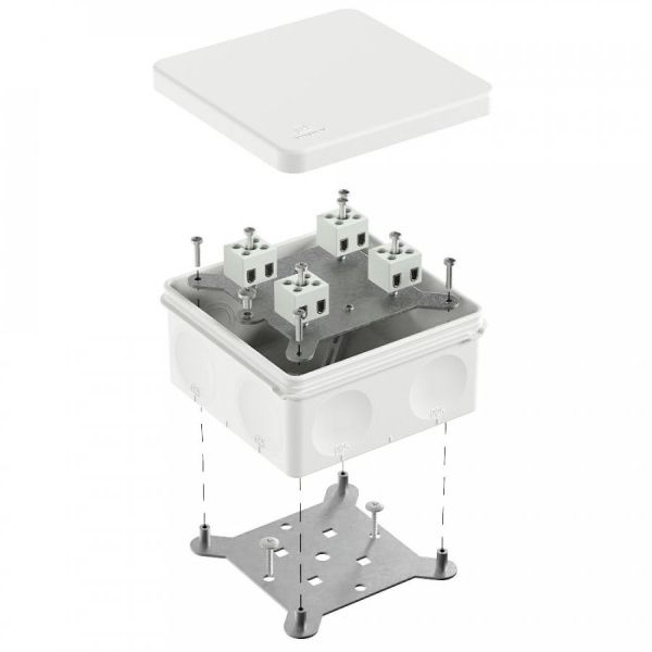 Коробка огнестойкая для о/п двухкомпонентная 60-0300-FR2.5-8 Е15-Е120 RAL9003 100х100х50 (14 шт/уп) Коробка огнестойкая для о/п двухкомпонентная 60-0300-FR2.5-8 Е15-Е120 RAL9003 100х100х50 (14 шт/уп)