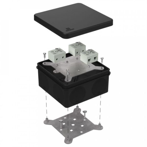 Коробка огнестойкая для о/п двухкомпонентная 60-0300-FR10.0-6 Е15-Е120 100х100х50 RAL9005 (14 шт/кор) Коробка огнестойкая для о/п двухкомпонентная 60-0300-FR10.0-6 Е15-Е120 100х100х50 RAL9005 (14 шт/кор)