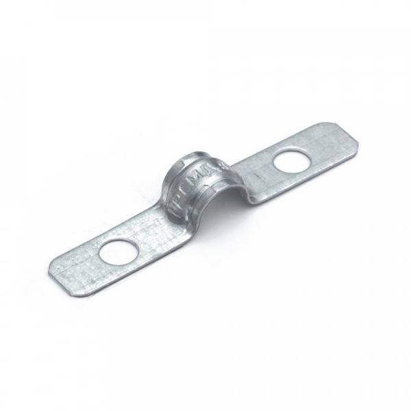 Скоба металлическая двухлапковая усиленная противопожарная СМДУ d8-9 мм отв. d 6,5 мм (100шт/2400шт уп/кор) Скоба металлическая двухлапковая усиленная противопожарная СМДУ d8-9 мм отв. d 6,5 мм (100шт/2400шт уп/кор)