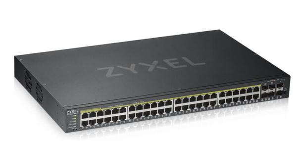 Smart L2 коммутатор PoE+ Zyxel NebulaFlex GS1920-48HPv2, rack 19", 44xGE PoE+, 4xCombo (SFP/RJ-45 PoE+), 2xSFP, бюджет PoE 375 Вт Smart L2 коммутатор PoE+ Zyxel NebulaFlex GS1920-48HPv2, rack 19", 44xGE PoE+, 4xCombo (SFP/RJ-45 PoE+), 2xSFP, бюджет PoE 375 Вт