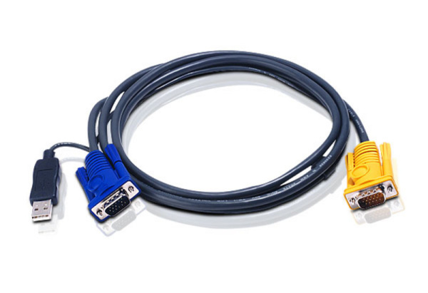 ATEN Intelligent CABLE HD15M/USBAM-, 1.8m