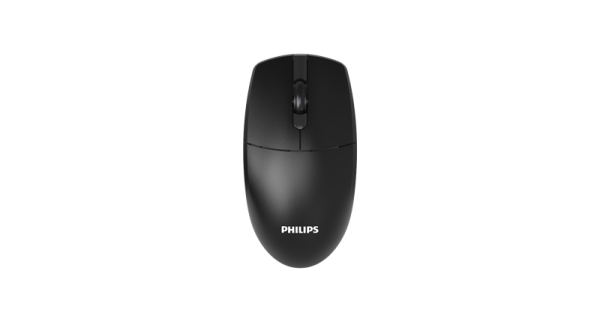 Philips  Беспроводная Мышь SPK7347 2,4 GHz , 3 кноп., 1600dpi, Чёрный