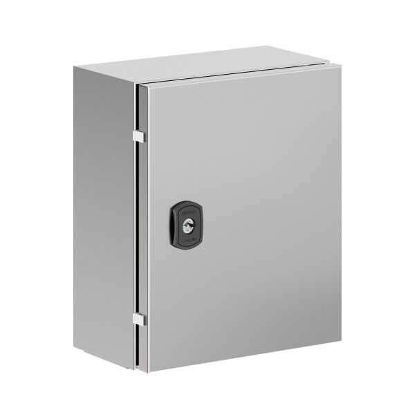 Корпус навесной STH с М/П из нержавеющей cтали AISI304 ВxШxГ 300x250x150 мм, с фланцем, IP66