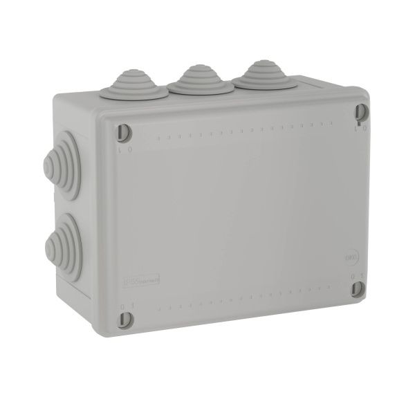 Коробка ответвит. с 10 кабельными вводами д.32мм, IP55, 240х190х90мм