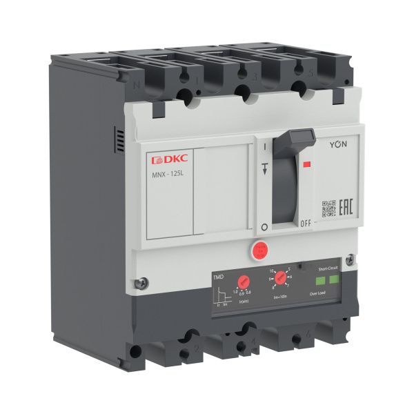 Авт. выкл. YON pro MNX125L 3N 125A 70kA при AC415V расц. TMD