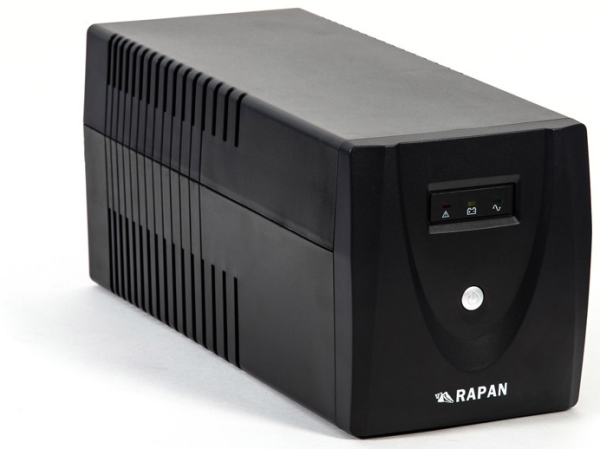 (737) Бастион RAPAN-UPS 1000ВА/600Вт/line-interactive/170 - 270 В/АКБ 7Ачx2/2xC13 2xSchuko/1,5 л.г.