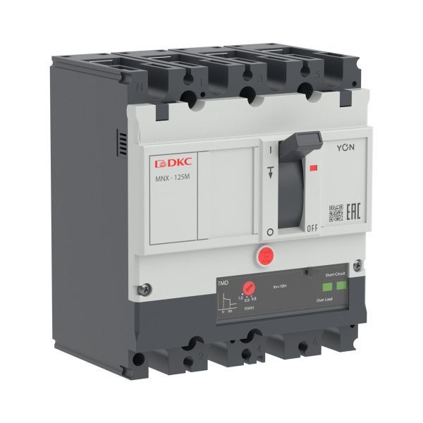 Авт. выкл. YON pro MNX125M 3N 50A 100kA при AC415V расц. TMD