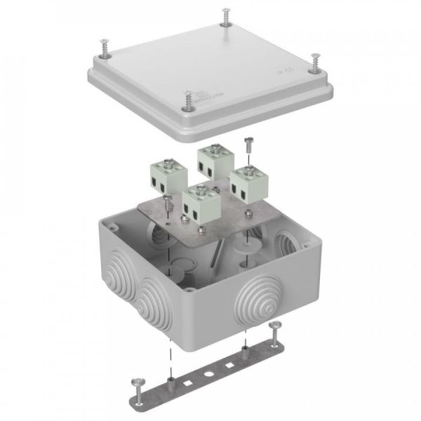 Коробка огнестойкая для о/п 40-0300-FR1.5-8 Е15-Е120 RAL7035 100х100х50 (14 шт/кор) Коробка огнестойкая для о/п 40-0300-FR1.5-8 Е15-Е120 RAL7035 100х100х50 (14 шт/кор)