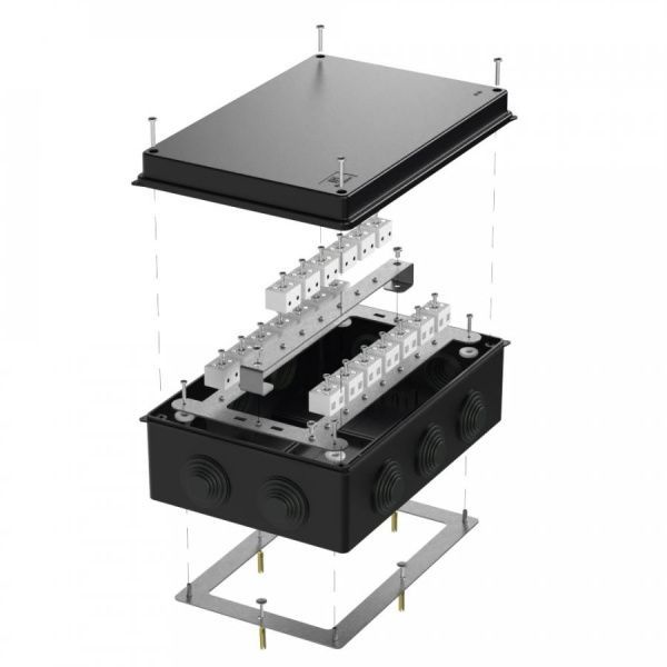 Коробка огнестойкая для о/п 40-0330-FR6.0-40 Е15-Е120 RAL9005 260х175х90 (7 шт/кор)