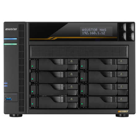 ASUSTOR AS6808T 10-Bay NAS/AMD Ryzen V3C14 2,3GHz/16GB DDR5, noHDD(HDD,SSD)/2x5,2х10,Gbe(LAN)/3xUSB3.2,Type-C; 90IX01T8-BW3S00 ASUSTOR AS6808T 10-Bay NAS/AMD Ryzen V3C14 2,3GHz/16GB DDR5, noHDD(HDD,SSD)/2x5,2х10,Gbe(LAN)/3xUSB3.2,Type-C; 90IX01T8-BW3S00