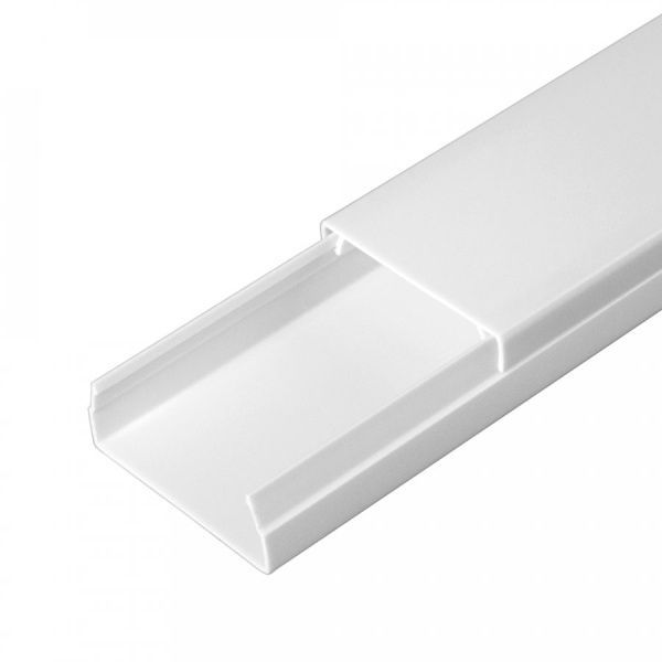 Кабель-канал белый 2-й замок 40х16 мм (56м/уп)