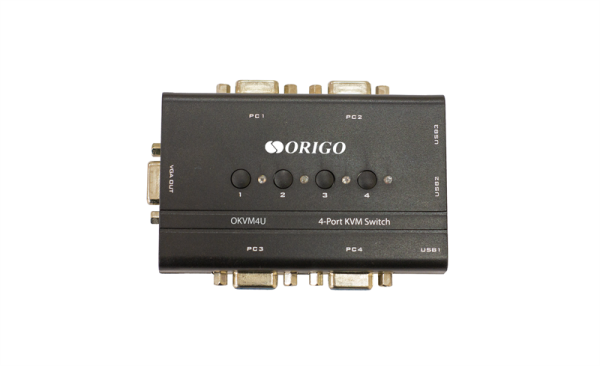 ORIGO 4-портовый KVM-переключатель с портами VGA и USB