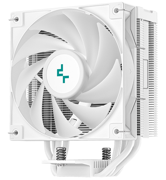 DEEPCOOL AG400 DIGITAL WH LGA1700/1200/115X/AM5/AM4 (9шт/кор, TDP 220W, PWM, Fan 120mm, 4 тепл. трубки, черный) RET