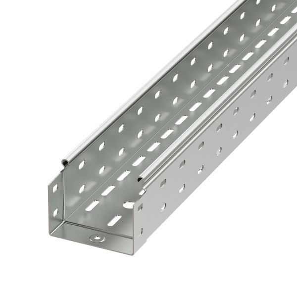 Лоток перфорированный 100х100 L 3000 толщ. 1,5 мм, горячеоцинкованный