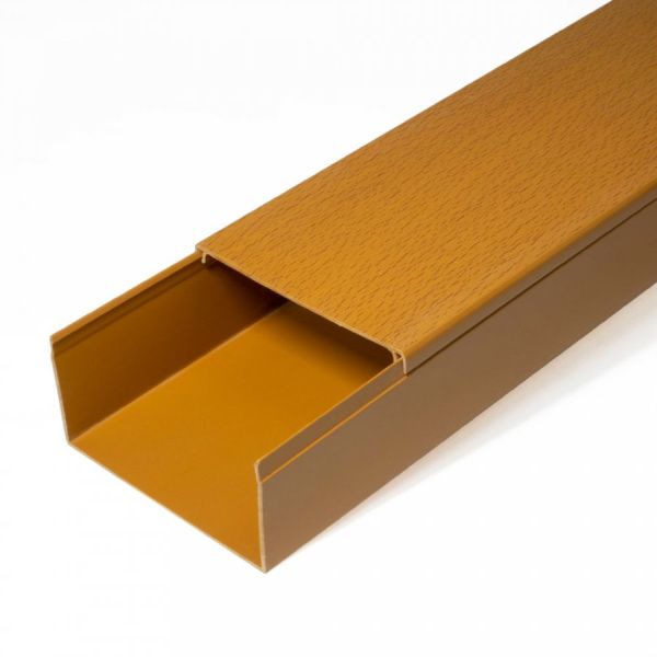 Кабель-канал бук 2-й замок 80х60 мм (8м/уп)