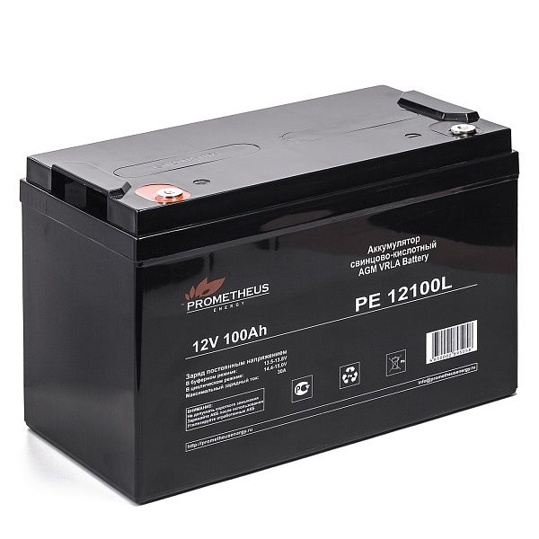 Prometheus Energy аккумулятор свинцово-кислотный PE 12100L 12V 100Ah