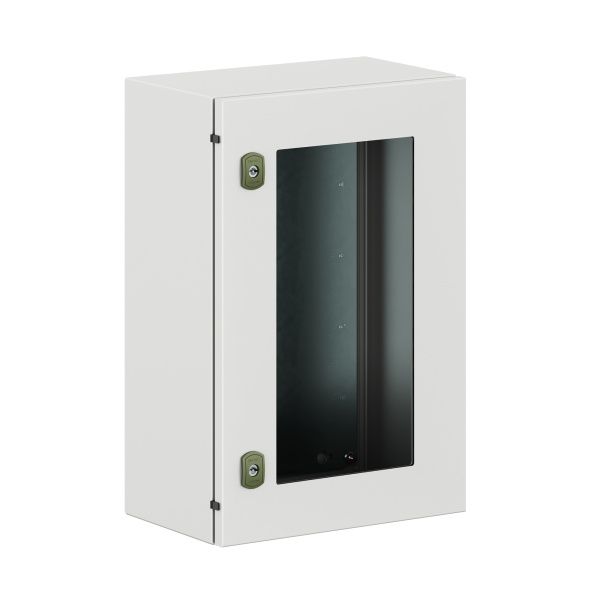 Корпус навесной уличный ST Outdoor с М/П с прозрачной дверью ВxШxГ 600x400x250 мм, IP66