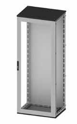 Комплект шкафа CQE, застеклённая дверь и задняя панель, 1800x600x600мм RAM block