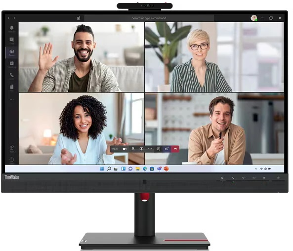 Lenovo ThinkVision T27hv-30 27" 16:9 QHD (2560x1440) IPS 300N, 4ms, CR 1000:1, 178/178, 1xHDMI 2.1, 1xDP 1.4, 1xDP Out, 4xUSB 3.2 Gen 1, 1xUSB-C 3.2 Gen 1, Tilit, Swivel, Height