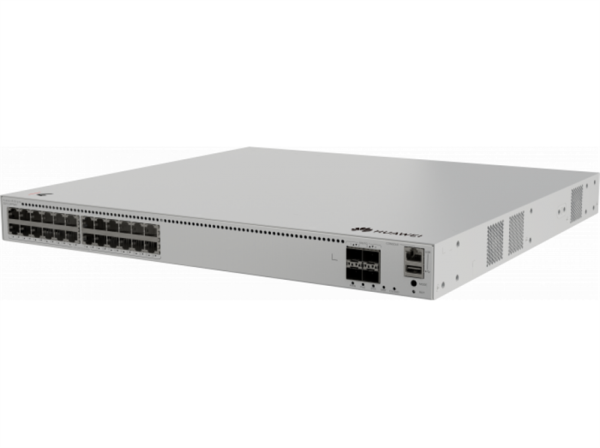 HUAWEI eKit S310-24PN4X (L2+, 24*10/100/1000/2.5GBASE-T ports(400W PoE+), 4*10GE SFP+ ports, built-in AC power)