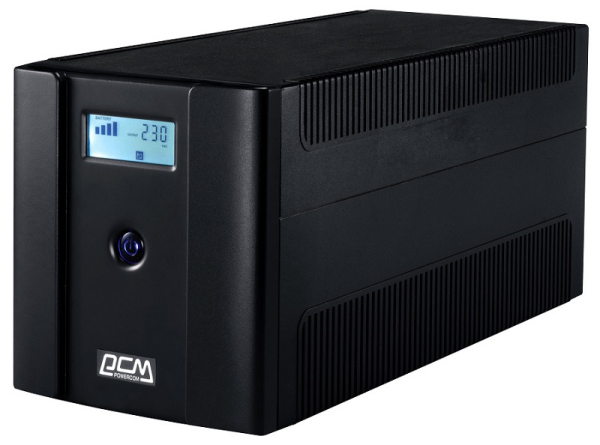 Powercom Raptor, Line-Interactive, 1500VA/900W, Tower, 4xSchuko, LCD, USB (1107535)