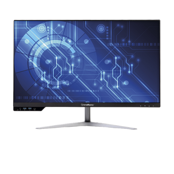 Kraftway АРМ AIO (23.8" 1920*1080 Full HD, Webcam, Speak, Tilt, Height, i3-12100, RAM 8GB, SSD M.2 256GB, USB 2.0х2, USB 3.2 Gen 1х4), 1г  МИНПРОМТОРГ (МПТ)