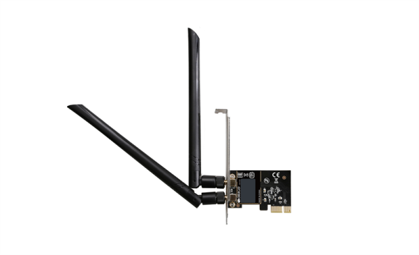 ORIGO Беспроводной двухдиапазонный PCI Express адаптер AC1200, 2 съемные антенны 5 дБи