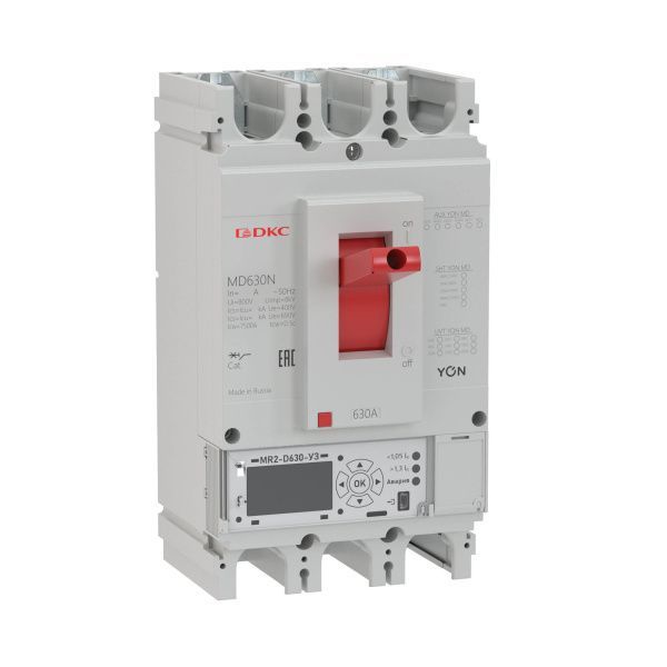Авт. выкл. YON MD400N-MR1 3P 400А 40kA Ir 0.4…1xIn Isd 1.5…10xIn