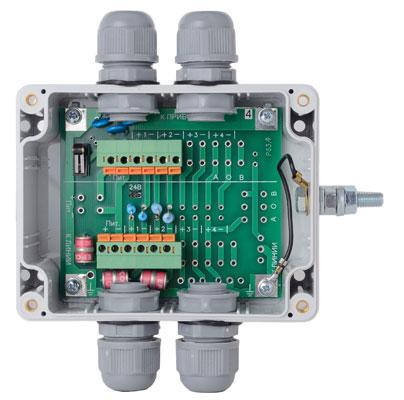 Модуль защиты линий связи УЗ-3Ш-1RS485-24