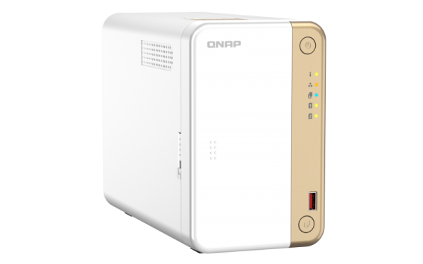 QNAP CHANNEL DC 2GhzCPU/4Gb/upto 2HDD, upto 18 with TL-D800C/SATA(3,5'')/ 2xUSB3.2 2xUSB2.0/1xHDMI/1xExp.slot/1x2,5Gb/iSCSI/1xPS/2YW TS-262-4G-EU-RU